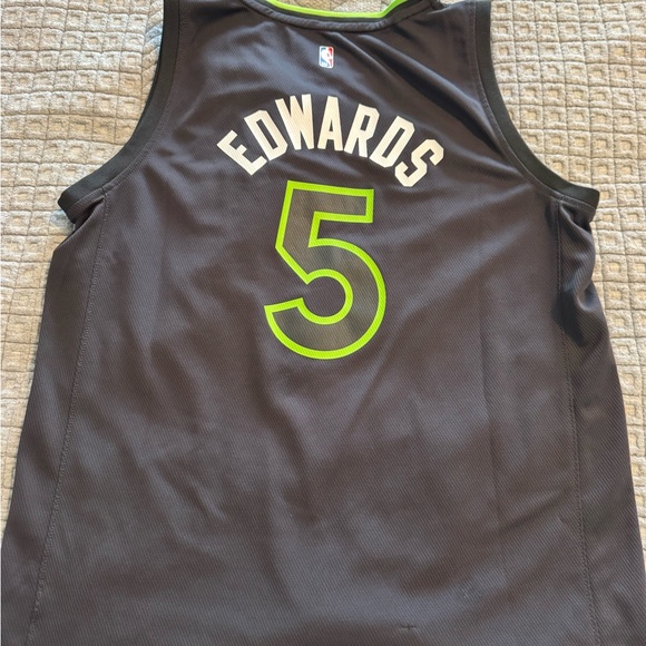 Fanatics Other - Fanatics Gray and Green Timberwolves "Edwards" Youth Jersey
